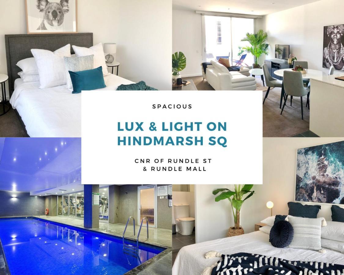 Lux 2Br Apt On Hindmarsh Sq-Pool-Gym-Sauna-Parking Аделейд Екстериор снимка